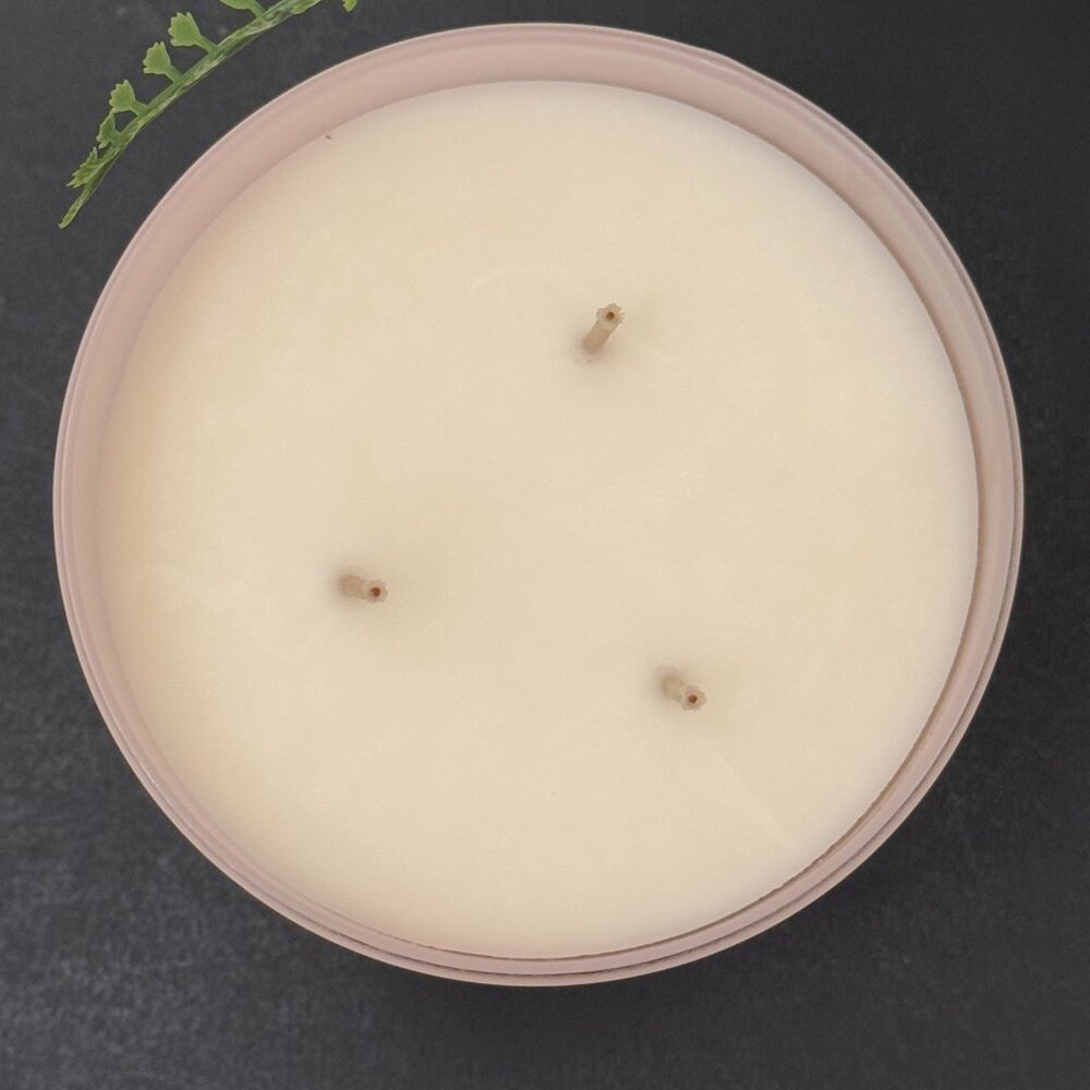 BBW Snowy Peach Berry White Barn Bath & Body Works 3 Wick Candle - Picture 7 of 10